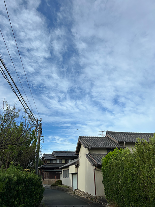 うろこ雲の写真