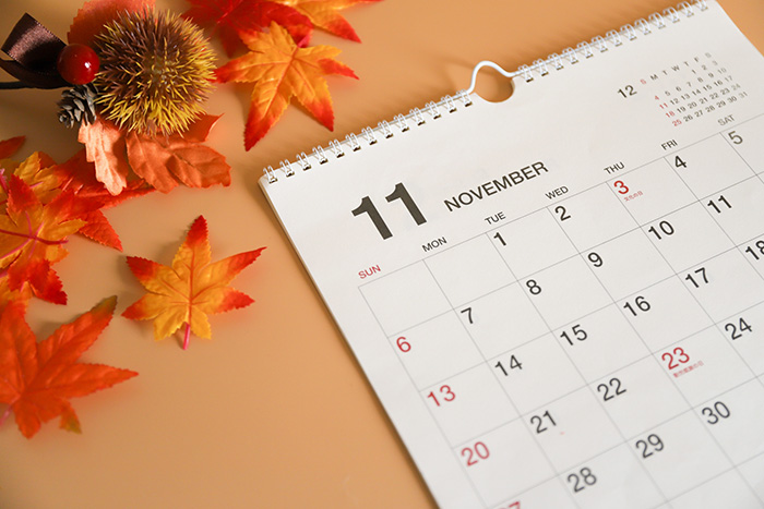 2026年11月の医院からのお知らせ